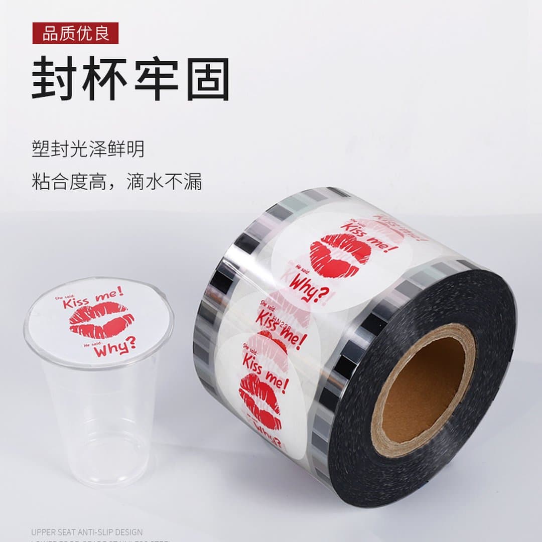 Màng Niêm Phong Ly Trà Sữa Đa Năng Cao Cấp - Cuộn 3000 Tờ Dày Dặn Tiêu Chuẩn Cho Quán Ăn Sáng và Sữa Đậu Nành — 4