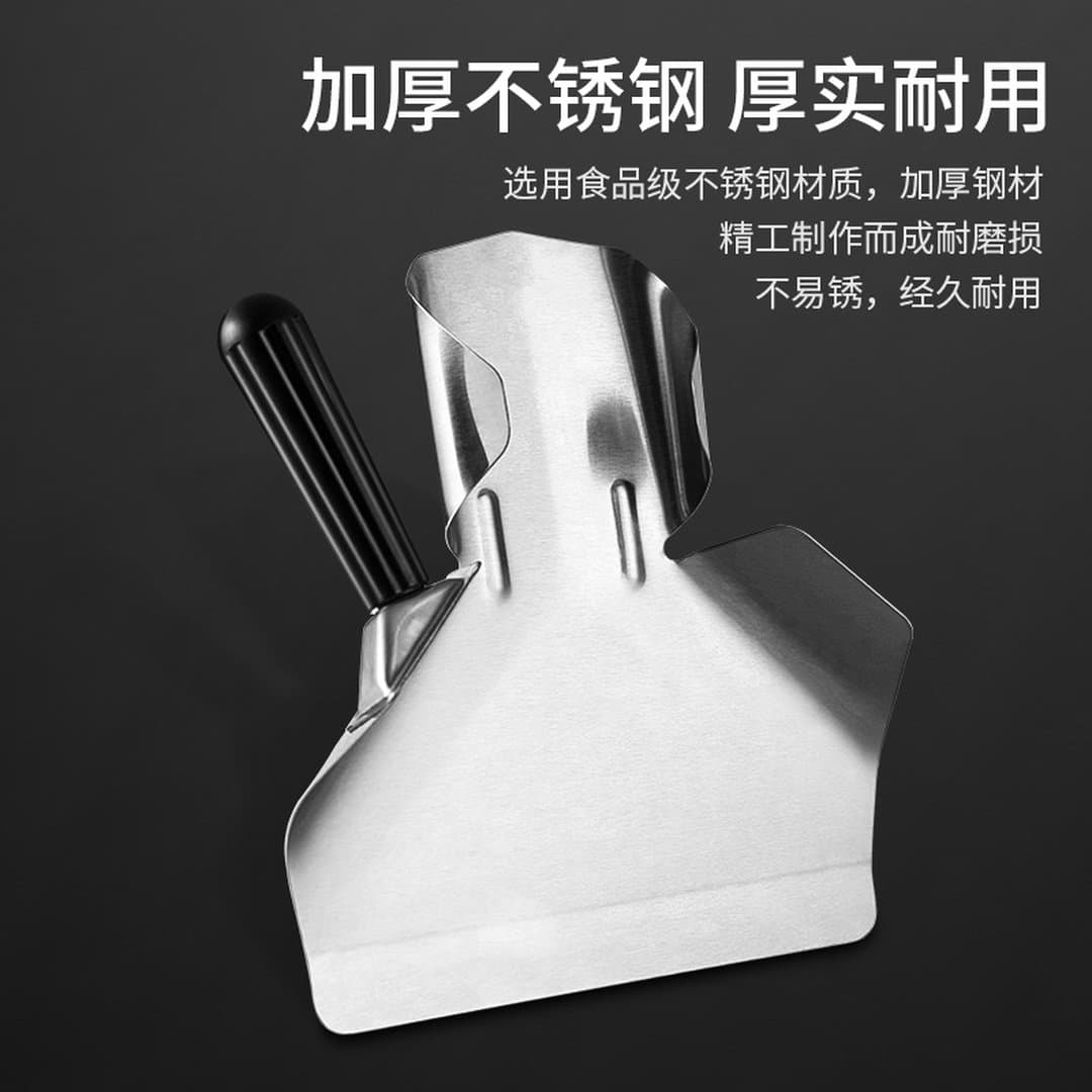 Xẻng Xúc Khoai Tây Chiên Inox 304 Cao Cấp - Muỗng Đóng Gói Mỏ Vịt, Phễu Đựng Gà Rán, Sườn Gà, Phi Lê Chuyên Dụng Cho Nhà Hàng, Quán Ăn — 2