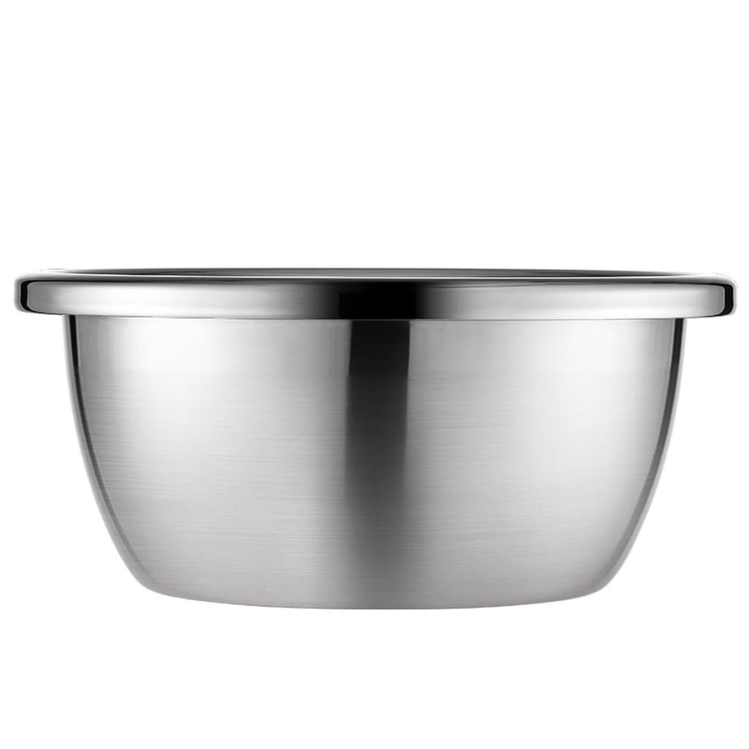 Rổ Inox Rửa Rau Củ Quả Cao Cấp - Chậu Vo Gạo Hai Tai Bằng Thép Không Gỉ Dày Dặn Tiện Lợi — 5