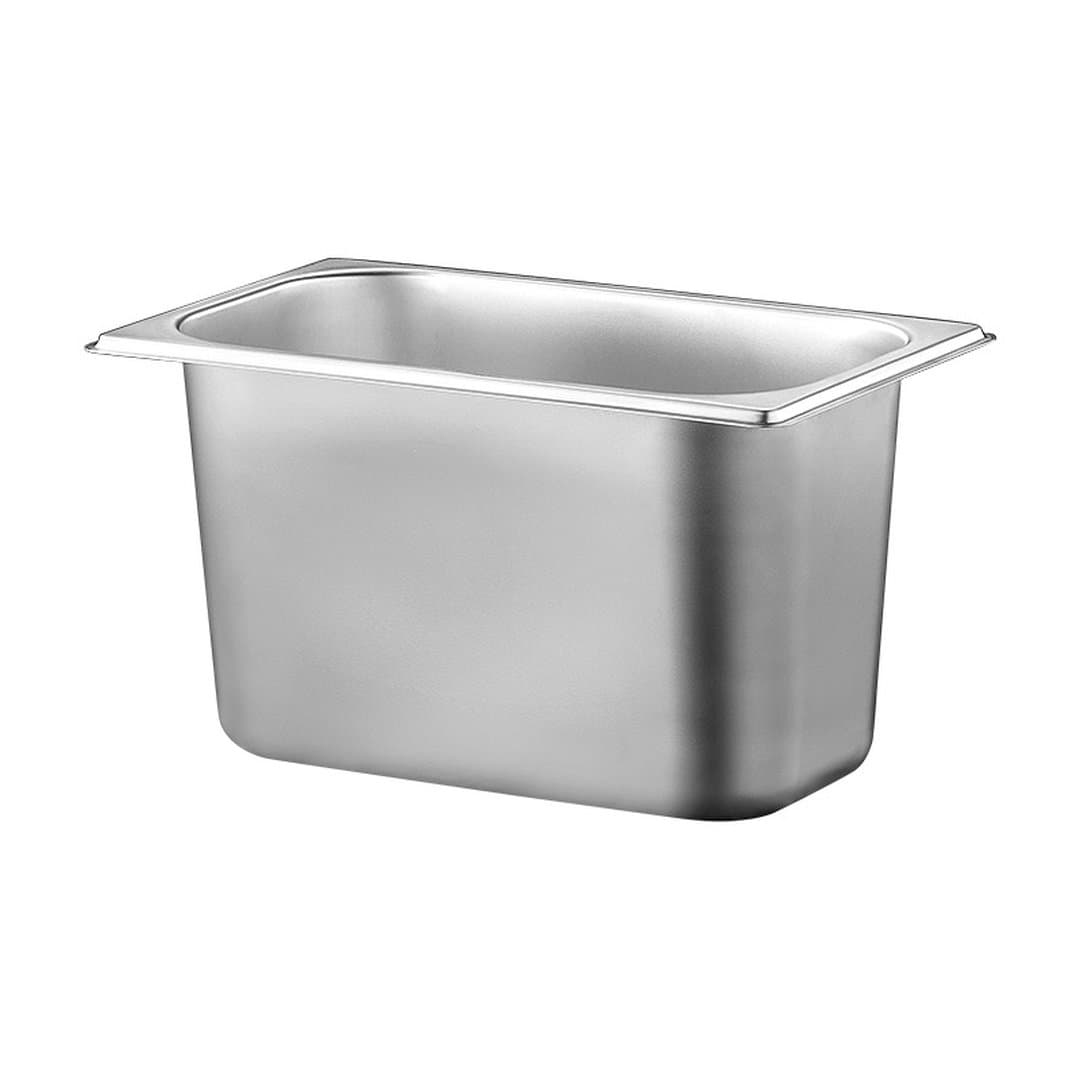 Khay GN Inox Đựng Topping Có Nắp 1/9–1/2, Khay Đựng Thực Phẩm Trà Sữa Buffet Canteen Nhiều Kích Thước — 5