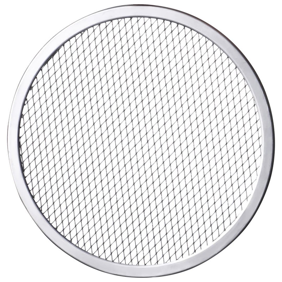 Khay Làm Bánh Pizza Dày 6 Inch 8 Inch Hợp Kim Nhôm Không Dính Khay Làm Bánh Thương Mại Bằng Nhôm Tròn Khay Lưới Lò — 5