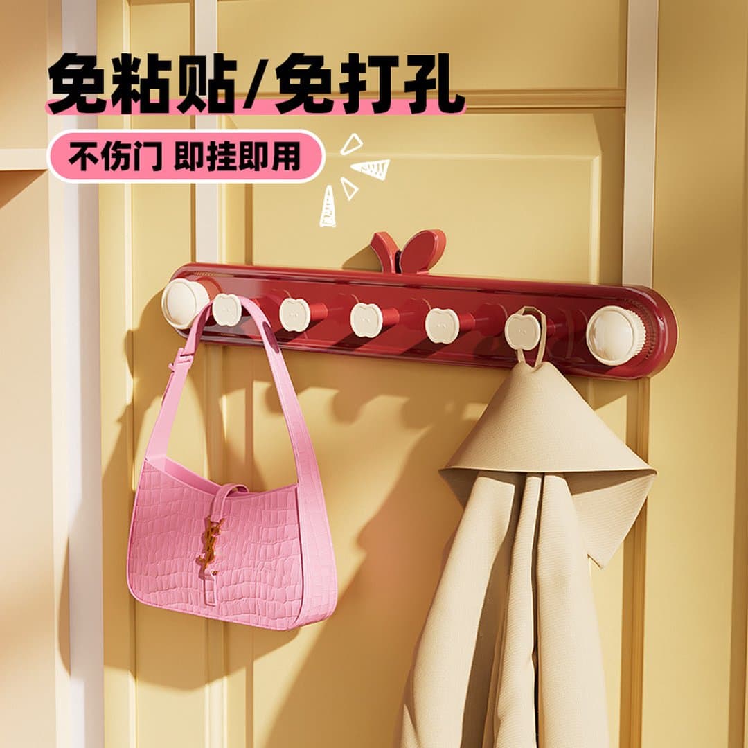 Móc Treo Tường Thần Kỳ Không Cần Đục Lỗ - Giá Treo Đồ Sau Cửa Nhà Bếp Phòng Tắm Chịu Lực Siêu Mạnh